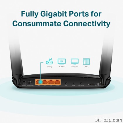 TP-Link Archer MR600 4G+Cat6 AC1200 Wireless Dual Band Gigabit Router(Sim Card)
